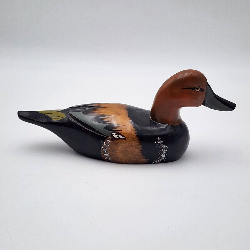 Vintage Carved and Hand painted Wooden Duck by Standard Specialty Company